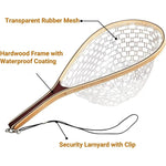 Wooden Frame Rubber Fishing Net view 2
