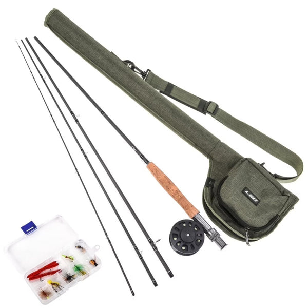 9' Fly Fishing Rod and Reel Combo Starter Kit